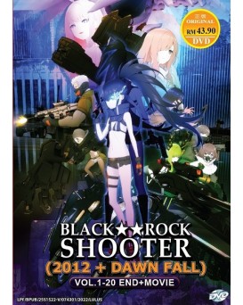 BLACK ★★ ROCK SHOOTER (2012+ DAWN FALL) VOL.1-20 END + MOVIE